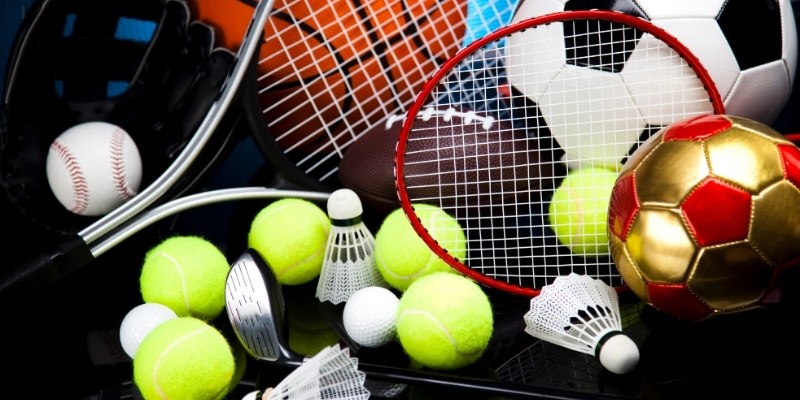 Variety of sports categories